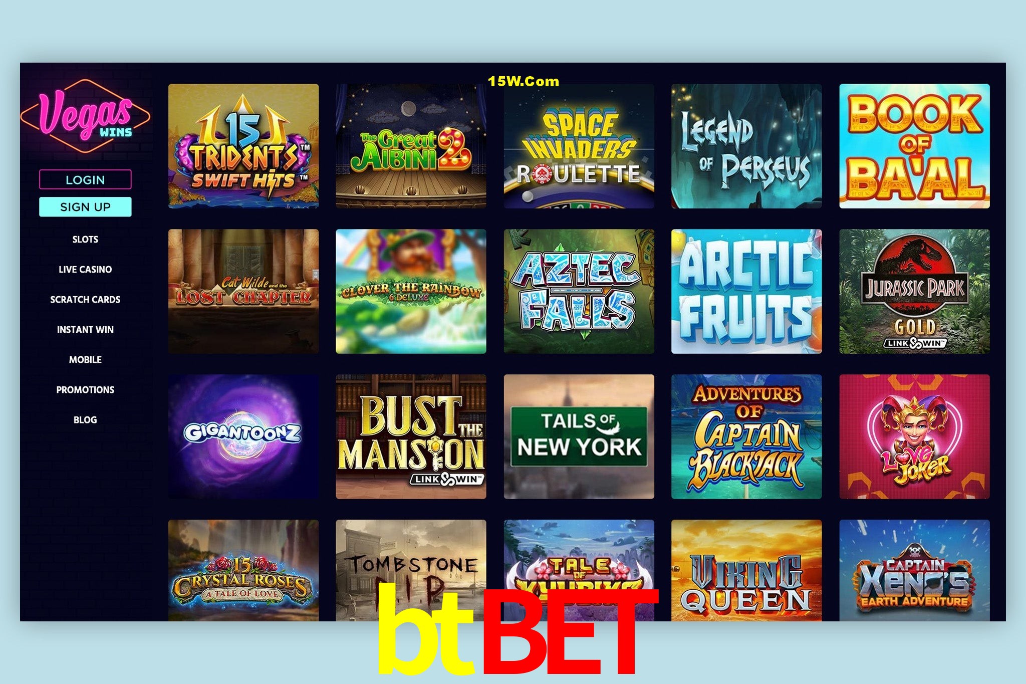Mesa de Blackjack btbet